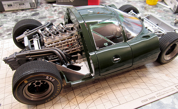 TAMIYA 1/12 LOLA ASTON MARTIN as raced in Le Mans 24Hrs 1967, built by Thomas Halvarsson